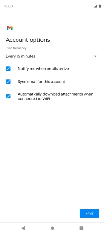 Press the drop down list below 