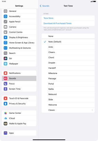 Press the required message tones to hear them.