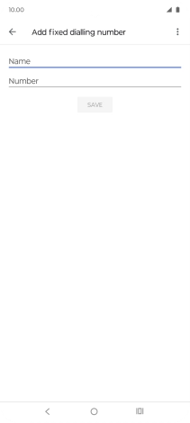 Press Name and key in the required name. Press Name and key in the required name.