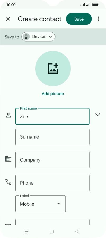 Press Surname and key in the required last name.