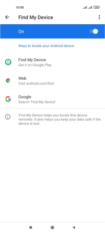 Press the Home key to return to the home screen.
