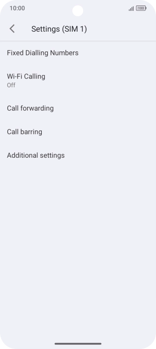 Press Fixed Dialling Numbers.