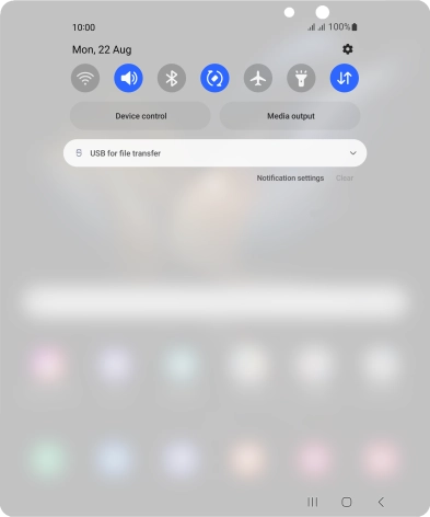 Press the drop down list.