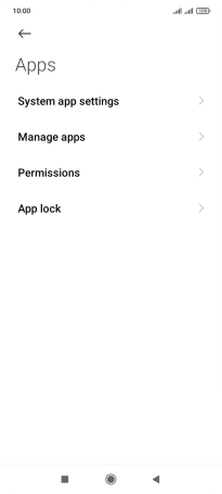 Press Manage apps. Press Manage apps.