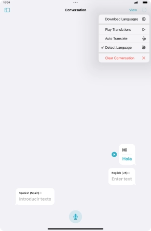 Press Clear Conversation.