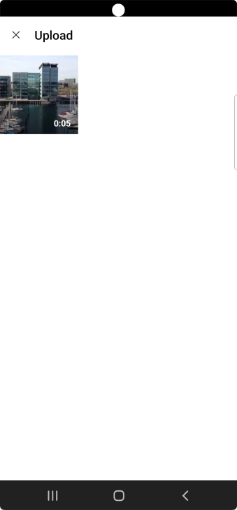 Press the required video clip.