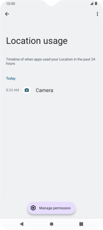 The total app activity for the selected phone function is displayed.