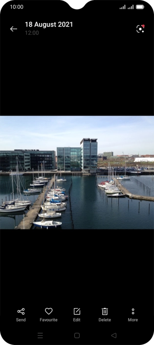 Press the Home key to return to the home screen.