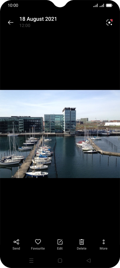 Press the Home key to return to the home screen.