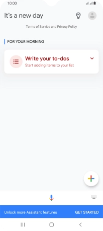 Press the profile icon. Press the profile icon.