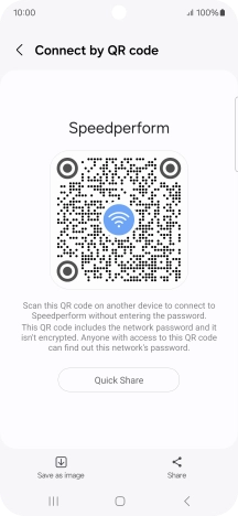 Place the QR code inside the camera frame on the other device to scan the code.