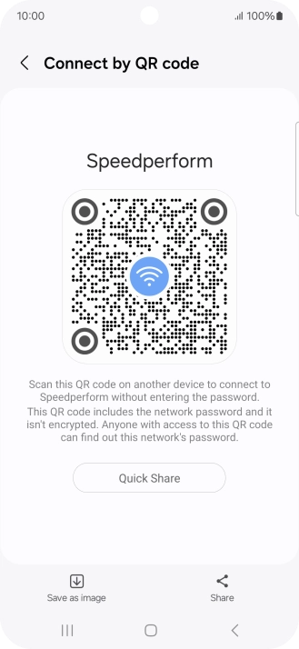 Place the QR code inside the camera frame on the other device to scan the code.
