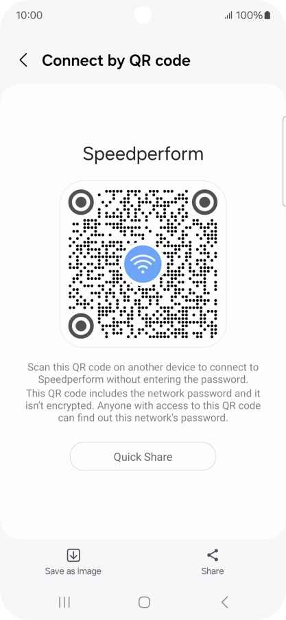 Place the QR code inside the camera frame on the other device to scan the code.