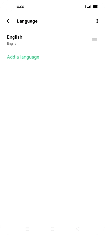 Press Add a language.