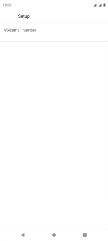 Press Voicemail number.