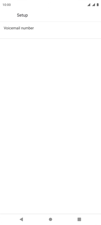 Press Voicemail number.