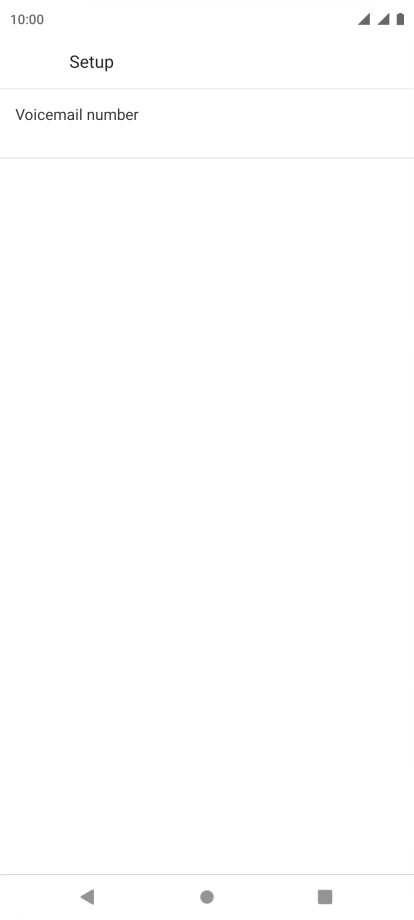 Press Voicemail number.