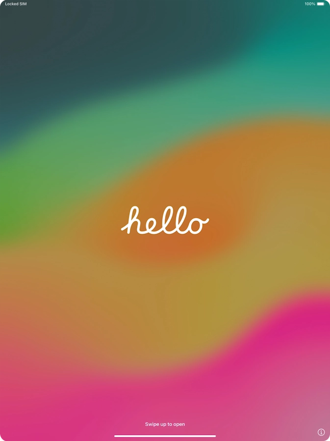 Slide your finger upwards starting from the bottom of the screen. Slide your finger upwards starting from the bottom of the screen.