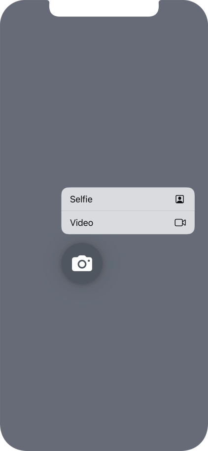 Press and hold the required function to see more actions.