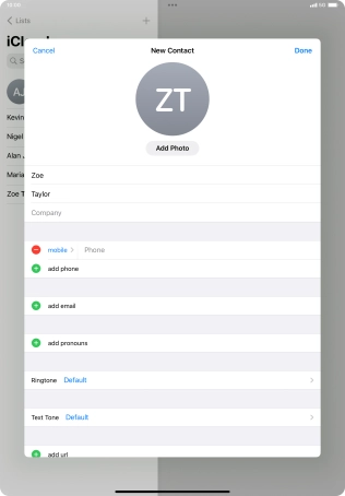 Press Phone and key in the required phone number. Press Phone and key in the required phone number.