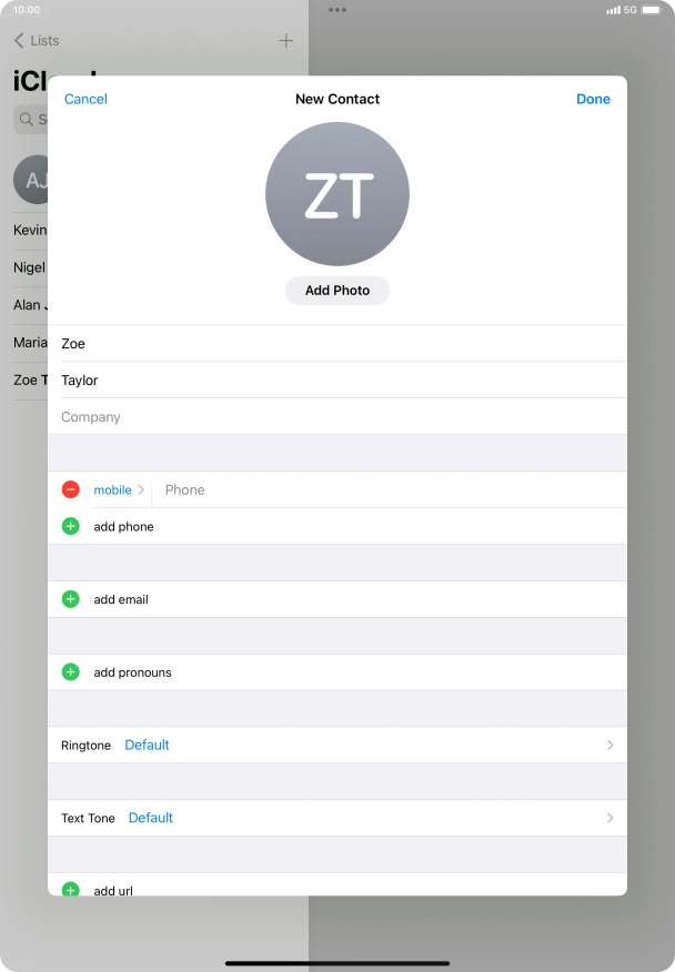 Press Phone and key in the required phone number. Press Phone and key in the required phone number.