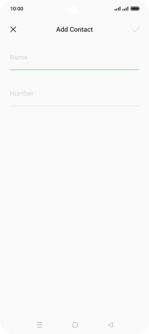 Press Name and key in the required name.