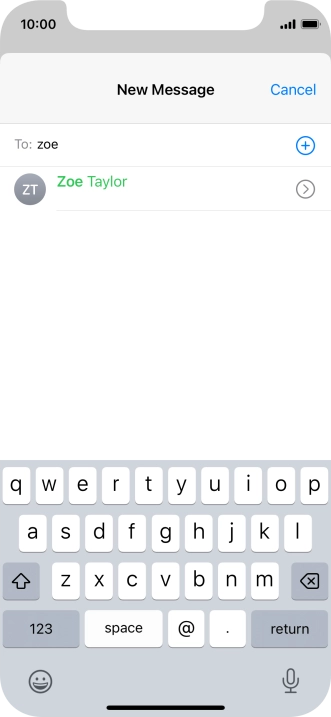 Press the required contact. Press the required contact.