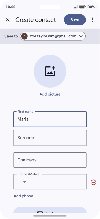 Press Surname and key in the required last name.