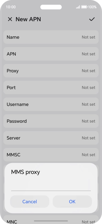 Key in 212.183.137.012 and press OK.