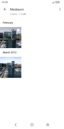 Press and hold any picture or video.