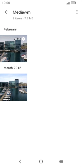 Press and hold any picture or video.