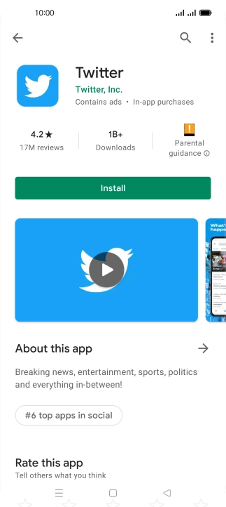 Press Install and follow the instructions on the screen to install the app. Press Install and follow the instructions on the screen to install the app.