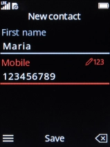 Press the Navigation key.