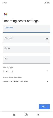 Press the field below 
