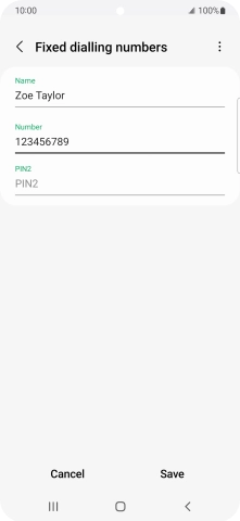 Press PIN2 and key in your PIN2. The default PIN2 is 1111.