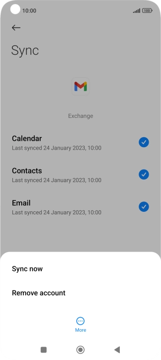 Press Remove account. Press Remove account.