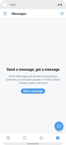 Press the new message icon.