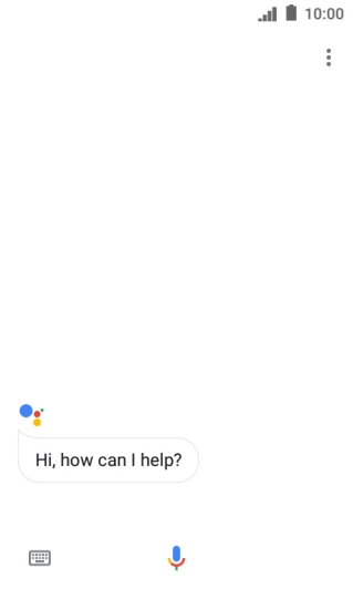 Press the menu icon.