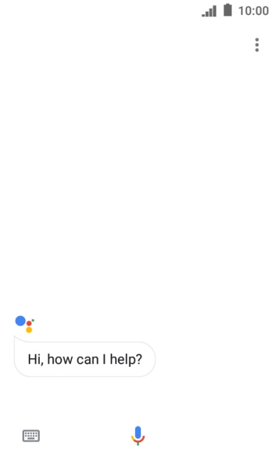 Press the menu icon.