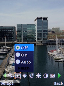Select the required setting to save the picture.