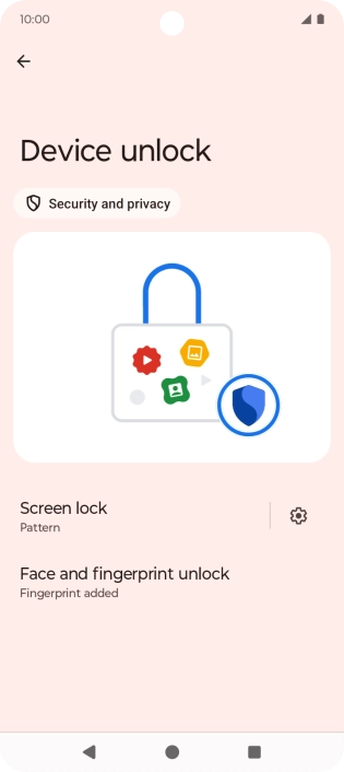 Press Screen lock and key in the additional phone lock code you created earlier. Press Screen lock and key in the additional phone lock code you created earlier.