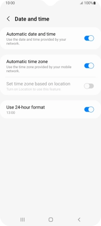 Press the Home key to return to the home screen.