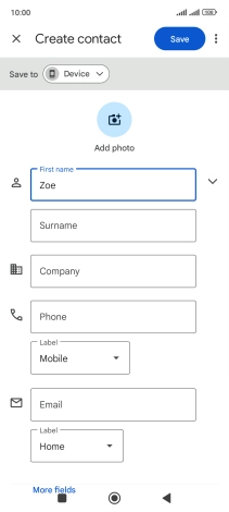 Press Surname and key in the required last name.