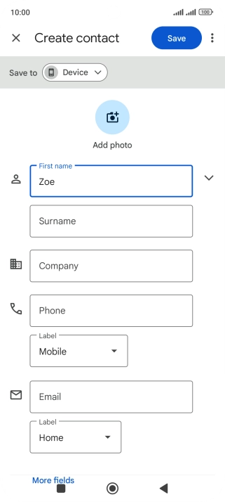 Press Surname and key in the required last name.
