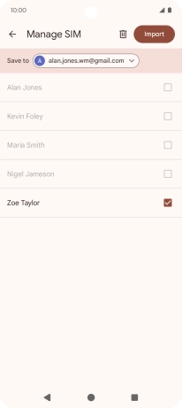 Press the drop down list next to 