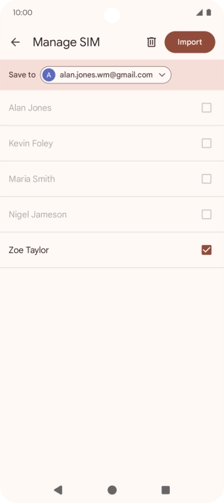 Press the drop down list next to 