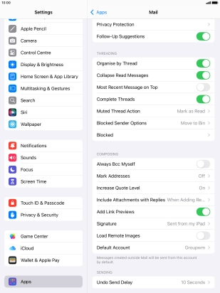 Press Default Account.