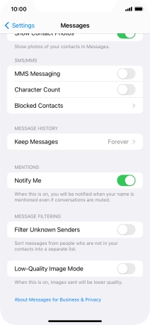 Press the indicator next to Press the indicator next to