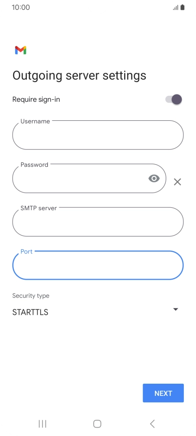 Press the drop down list below 