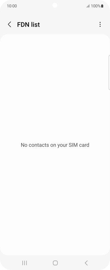 Press the menu icon.